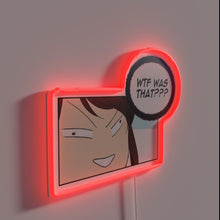 Load image into Gallery viewer, Modern Korean-inspired neon art featuring Yoo Shin Ae's iconic logo.