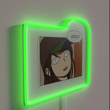 Load image into Gallery viewer, Vibrant personalized fan decor featuring Yoo Shin-Ae's iconic K-drama quote.