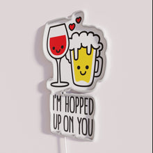 Load image into Gallery viewer, Romantic Funny Couples Valentine's Day RGB Neon Wall Decor Sign