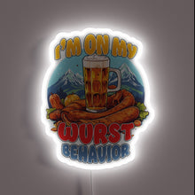Load image into Gallery viewer, I'm on my wurst behavior, this is no laughing matter