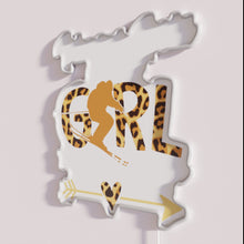 Load image into Gallery viewer, Colorful RGB Neon Sign Perfect for Skiers and Adventurous Women Everywhere