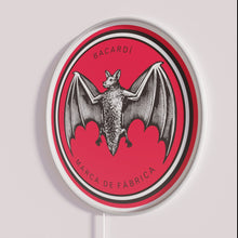 Load image into Gallery viewer, Bright and Vibrant Handcrafted Neon Bacardi Sign with Soft Color Palette