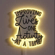 Load image into Gallery viewer, Uplifting Communities through Vibrant Neon Signs and Inclusive Social Activities