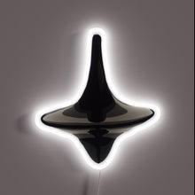 Load image into Gallery viewer, Inception totem neon sign glowing in white outline.