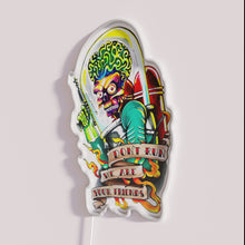 Load image into Gallery viewer, Neon Invasion Wall Sign with Vibrant RGB Color Changing Lighting