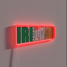 Load image into Gallery viewer, Embracing Celtic heritage with vibrant Ireland color changing LED lighting