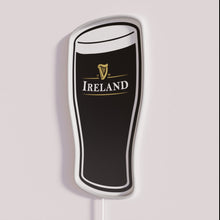 Load image into Gallery viewer, Ireland Slainte Gaelic Toast Drinking Sign with Vibrant Colorful Neon