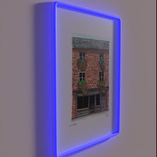Load image into Gallery viewer, Traditional Irish pub decor with colorful Cagneys neon LED lighting.