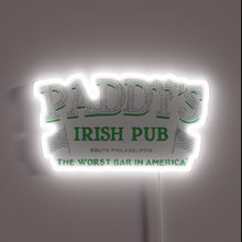 Load image into Gallery viewer, Vibrant Ireland-themed LED sign with customizable RGB color lighting effects