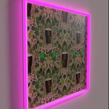Load image into Gallery viewer, Vibrant Irish-inspired beer garden decoration with colorful RGB neon lights
