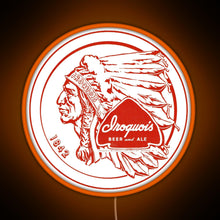 Load image into Gallery viewer, Iroquois Beer RGB neon sign orange