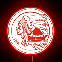 Load image into Gallery viewer, Iroquois Beer RGB neon sign red