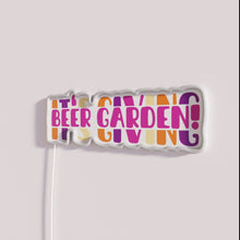 Load image into Gallery viewer, Vibrant RGB Neon Beer Garden Sign for Outdoor Entertainment Spaces
