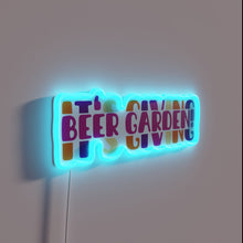 Load image into Gallery viewer, Welcome to Our Cozy Beer Garden with Neon Ambiance Lights