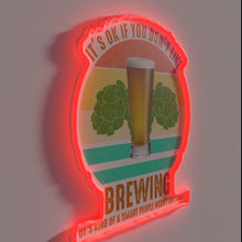 Load image into Gallery viewer, Embracing individuality with a dash of quirky neon lighting humor.