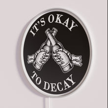 Load image into Gallery viewer, Neon Wall Decor with Whimsical Acceptance of Imperfection and Change