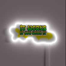 Load image into Gallery viewer, Motivational Home Decor: Inspirational Quote Illuminates Dark Spaces Instantly Brightly.