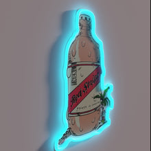 Load image into Gallery viewer, Jamaica Inspired Red Stripe Beer Sign with Vibrant Neon Accents