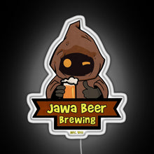 Load image into Gallery viewer, Jawa Beer Brewing Co RGB neon sign white