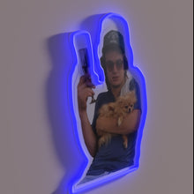 Load image into Gallery viewer, Official Stranger Things tribute, retrofuturistic charm in neon signage.