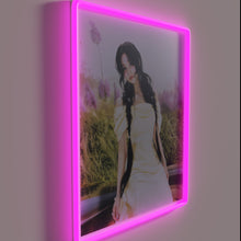 Load image into Gallery viewer, Add cosmic joy with vibrant red velvet neon sign lighting