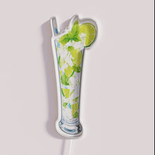 Load image into Gallery viewer, Vibrant bar decor with Juicy Mojito LED neon signage accents