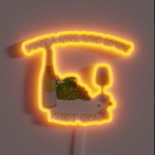 Load image into Gallery viewer, Vibrant neon sign for wine lovers and their quirky personalities.