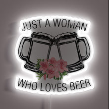 Load image into Gallery viewer, Personalized Beer Lover's RGB Neon Sign for the Home Bar