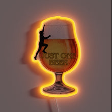 Load image into Gallery viewer, Fun and quirky neon sign featuring a single beer logo.