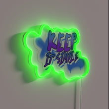 Load image into Gallery viewer, Minimalist Home Decor Accent with Simple 'Keep It Simple' Neon Sign