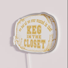 Load image into Gallery viewer, RGB Neon Bar Sign Keg in the Closet Decoration Light
