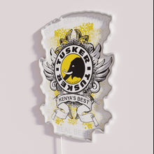 Load image into Gallery viewer, Kenya's official beer, Tusker Beer, vibrant RGB neon bar sign