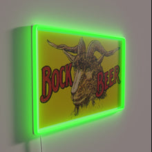 Load image into Gallery viewer, Vintage brewery advertisement retro decor featuring defunct beer brand signage.