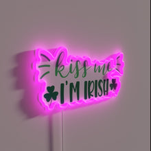 Load image into Gallery viewer, Authentic Irish charm with vibrant RGB glow, made to love.