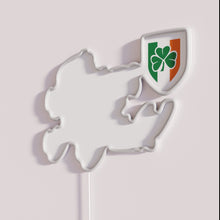 Load image into Gallery viewer, Vibrant Ireland-themed kiss me I'm Irish LED neon bar decor