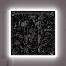 Load image into Gallery viewer, Bright RGB Neon Sign Featuring Komandan Alkohol Logo Design