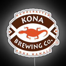 Load image into Gallery viewer, Kona Brewing RGB neon sign white