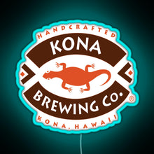 Load image into Gallery viewer, Kona Brewing RGB neon sign lightblue