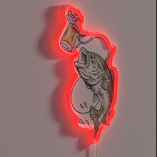 Load image into Gallery viewer, RGB Neon Sign for Lager Enthusiasts and Anglers Alike