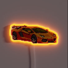 Load image into Gallery viewer, Lamborghini-Inspired RGB Neon Sign for Your Dream Garage Ambiance