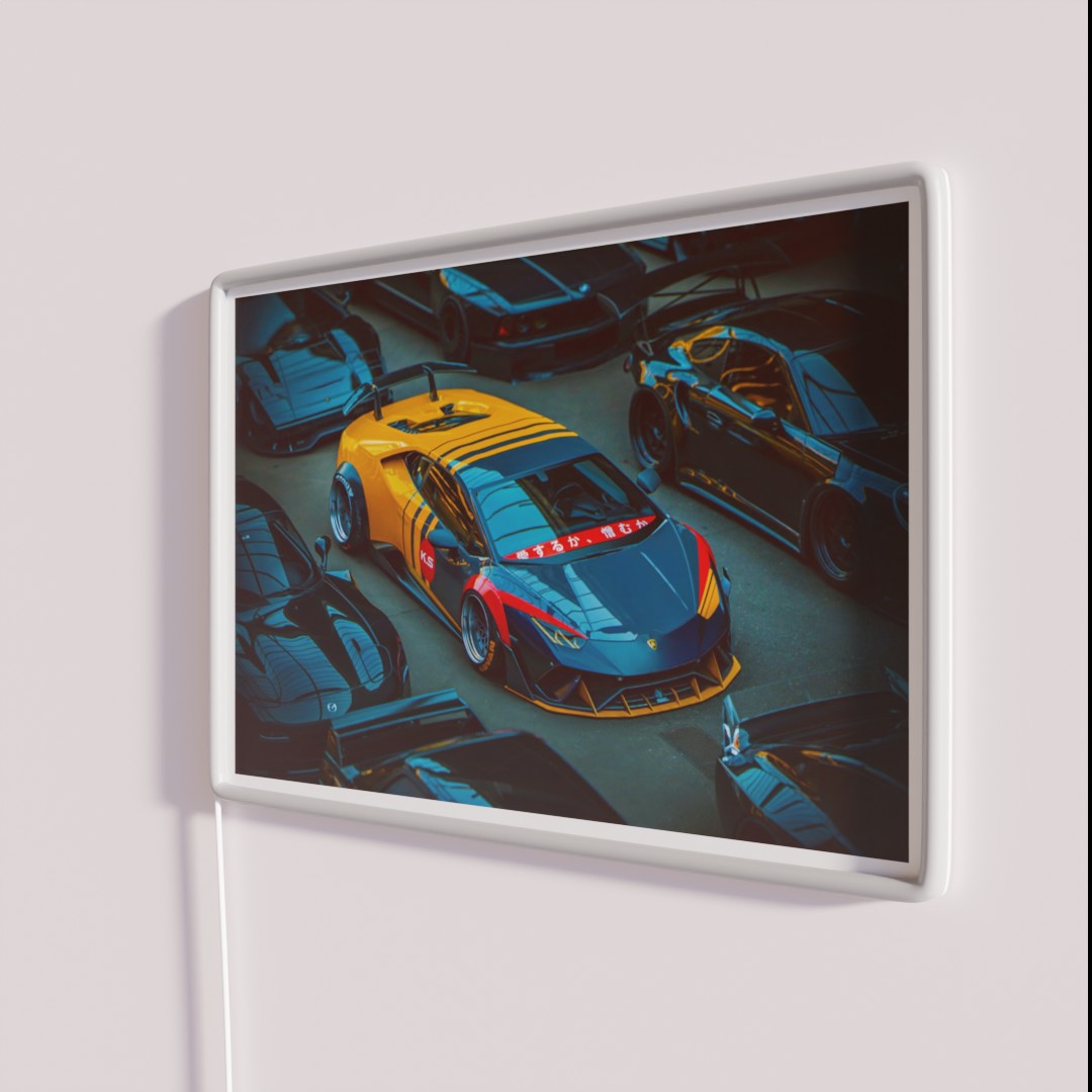 Lambo Jdm Rgb Led Sign – Neon Factory