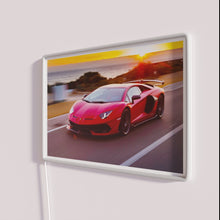 Load image into Gallery viewer, Vibrant Lambo SVJ RGB neon light display for automotive enthusiasts