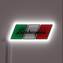 Load image into Gallery viewer, Authentic Italian Luxury Auto Brand Emblazoned in Neon RGB Colors