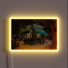 Load image into Gallery viewer, Neon Evening Sign with Vibrant RGB Colorful Glow Display