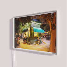 Load image into Gallery viewer, Vibrant after dark atmosphere with colorful RGB late evening ambiance.