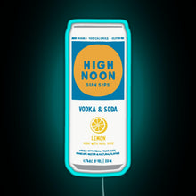 Load image into Gallery viewer, Lemon High Noon RGB neon sign lightblue