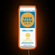 Load image into Gallery viewer, Lemon High Noon RGB neon sign orange