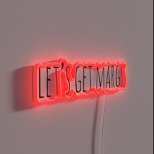 Load image into Gallery viewer, Neon bar sign encouraging friends to grab margaritas together tonight