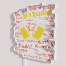 Load image into Gallery viewer, Vibrant RGB LED neon beer party decorations for home bars