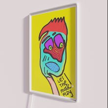 Load image into Gallery viewer, Vibrant Let The Music Play RGB Neon Wall Decor Accent Sign